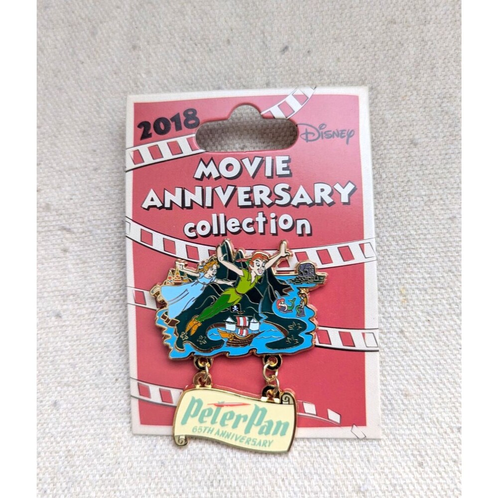 Peter Pan 65th Anniversary Pin 2018 Movie Anniversary Disney